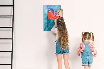 Magnetisk opslagstavle med motiv af hav ocean