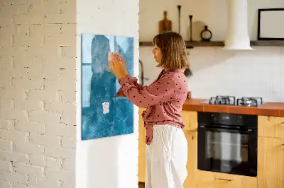 Magnetisk opslagstavle med motiv af hav ocean