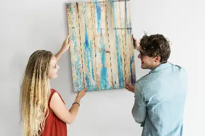 Magnetisk whiteboard i antikt træ