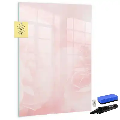 Magnetisk tørresletteboard med motiv af roser