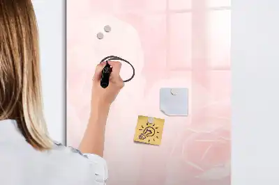 Magnetisk tørresletteboard med motiv af roser
