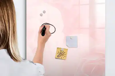 Magnetisk tørresletteboard med motiv af roser