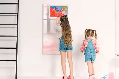 Magnetisk tørresletteboard med motiv af roser