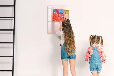 Magnetisk tørresletteboard med motiv af roser