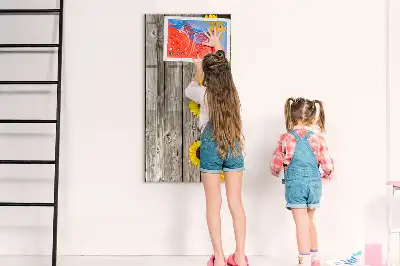 Magnetisk whiteboard motiv af solsikker på træ