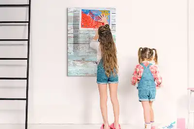 Magnetisk opslagstavle i pastelfarver