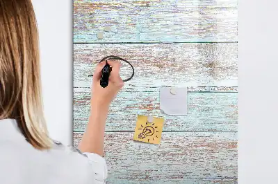 Magnetisk opslagstavle i pastelfarver