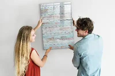 Magnetisk opslagstavle i pastelfarver