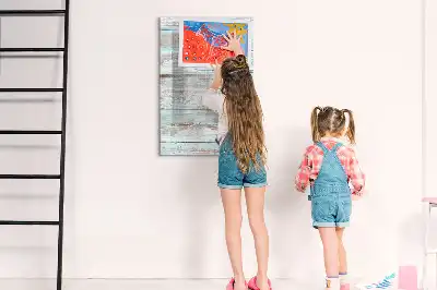 Magnetisk opslagstavle i pastelfarver