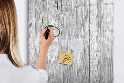 Magnetisk whiteboard i træramme