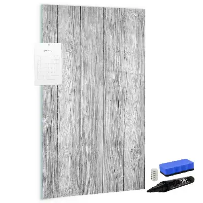 Magnetisk whiteboard i træramme