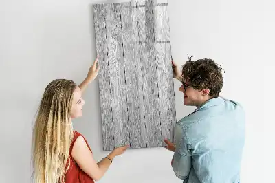Magnetisk whiteboard i træramme
