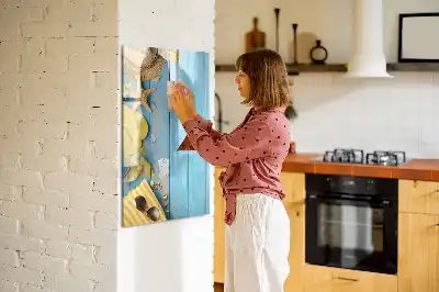 Magnetisk tørresletteboard til strandbrug