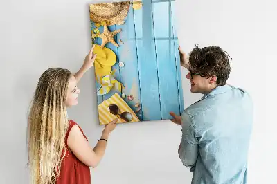 Magnetisk tørresletteboard til strandbrug