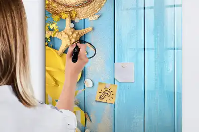 Magnetisk tørresletteboard til strandbrug