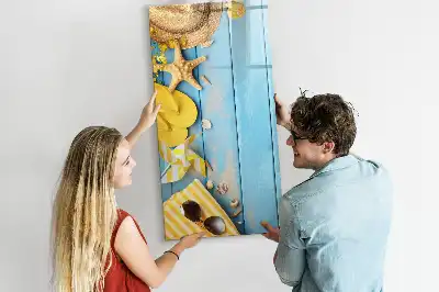 Magnetisk tørresletteboard til strandbrug