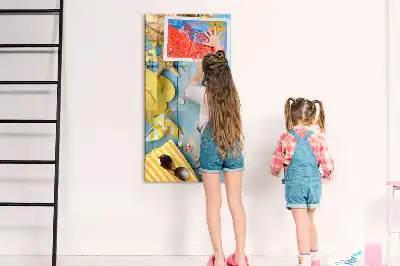 Magnetisk tørresletteboard til strandbrug