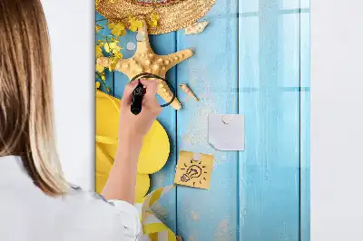 Magnetisk tørresletteboard til strandbrug