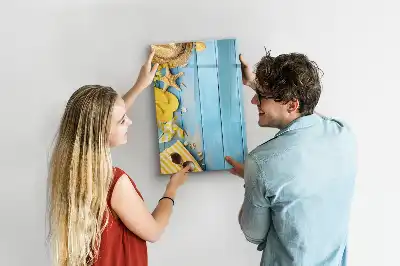 Magnetisk tørresletteboard til strandbrug