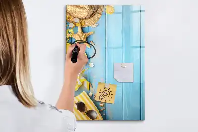 Magnetisk tørresletteboard til strandbrug