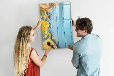 Magnetisk tørresletteboard til strandbrug