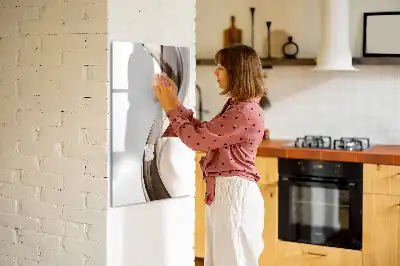 Magnetisk tørresletteboard med bølgeabstraktion