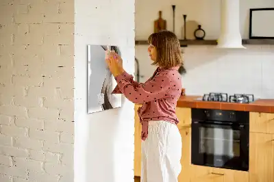 Magnetisk tørresletteboard med bølgeabstraktion