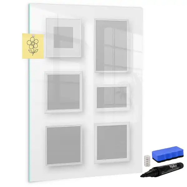 Magnetisk whiteboard fotoramme