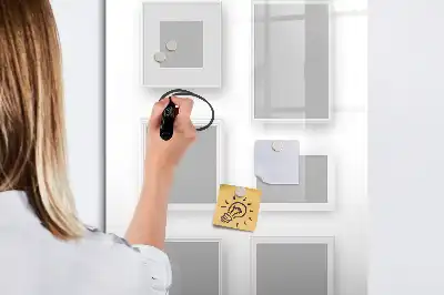 Magnetisk whiteboard fotoramme