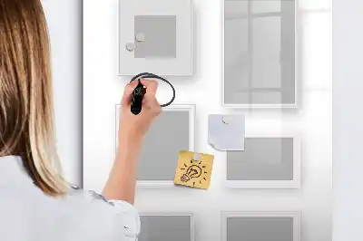 Magnetisk whiteboard fotoramme