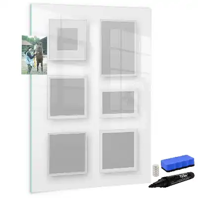 Magnetisk whiteboard fotoramme