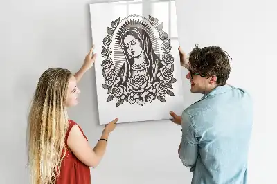 Magnetisk opslagstavle Tørreslette med motivet Vor Frue af Guadalupe
