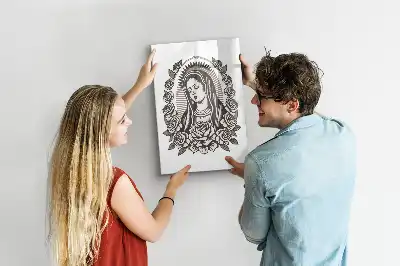 Magnetisk opslagstavle Tørreslette med motivet Vor Frue af Guadalupe