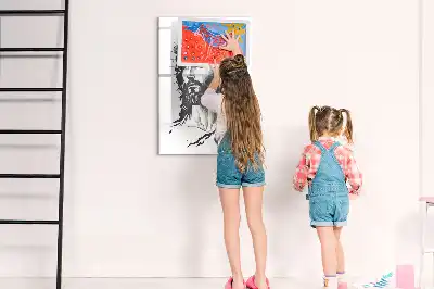 Magnetisk whiteboard med motiv af Jesus Kristus