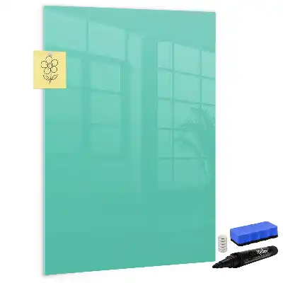 Magnetisk tørresletteboard i turkis