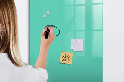 Magnetisk tørresletteboard i turkis