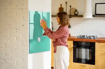 Magnetisk tørresletteboard i turkis