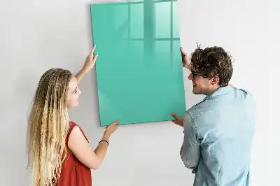 Magnetisk tørresletteboard i turkis