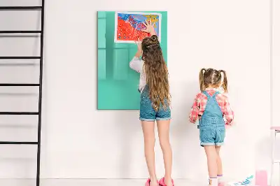 Magnetisk tørresletteboard i turkis