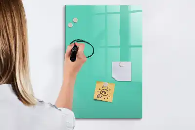 Magnetisk tørresletteboard i turkis