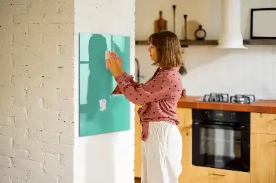 Magnetisk tørresletteboard i turkis