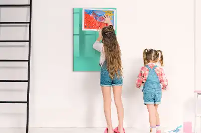 Magnetisk tørresletteboard i turkis