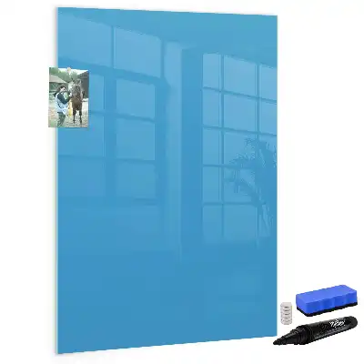 Tørreslette magnetisk board Lyseblå