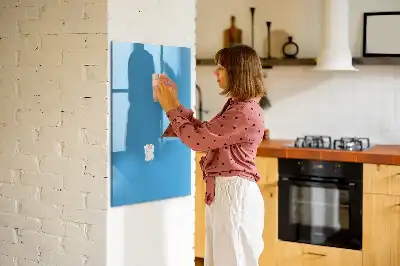 Tørreslette magnetisk board Lyseblå