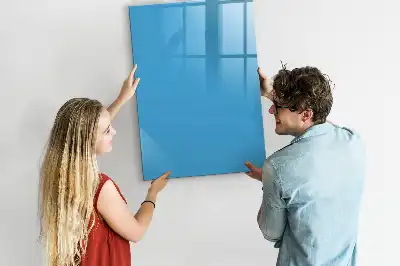 Tørreslette magnetisk board Lyseblå