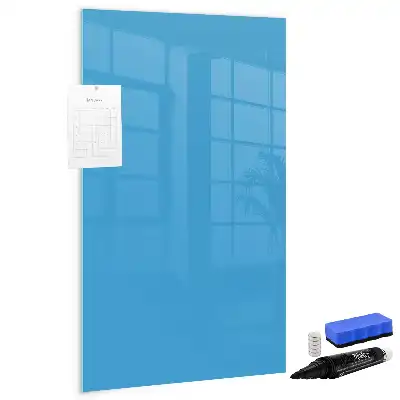 Tørreslette magnetisk board Lyseblå