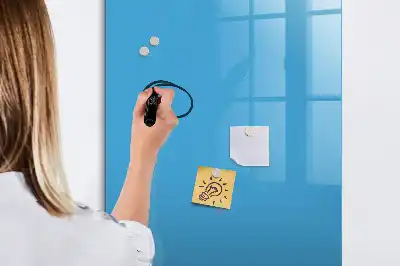 Tørreslette magnetisk board Lyseblå