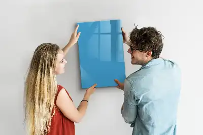 Tørreslette magnetisk board Lyseblå