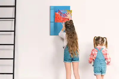 Tørreslette magnetisk board Lyseblå