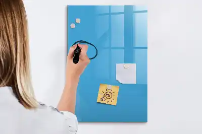 Tørreslette magnetisk board Lyseblå